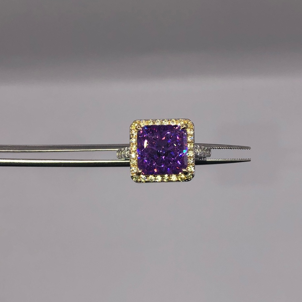 5ct Purple Sapphire Ring - Picture 5 of 11